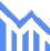 Icon graph trending downwards