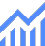 Icon graph trending upwards