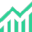 Icon graph trending upwards